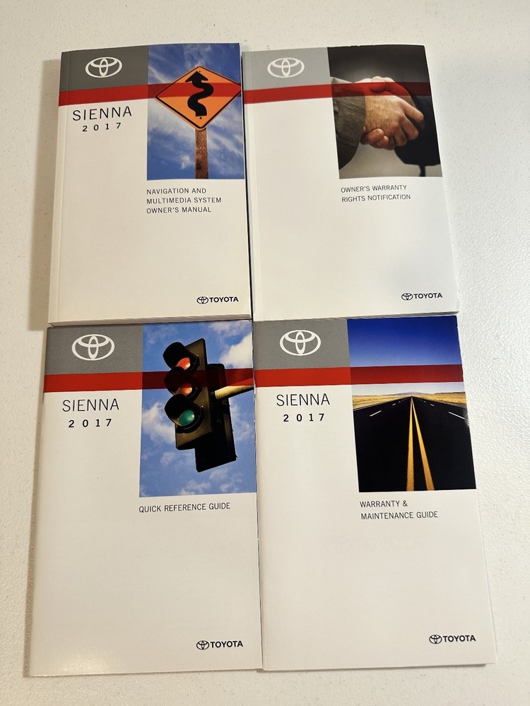 2017 Toyota Sienna 2017 Navigation Manual Set