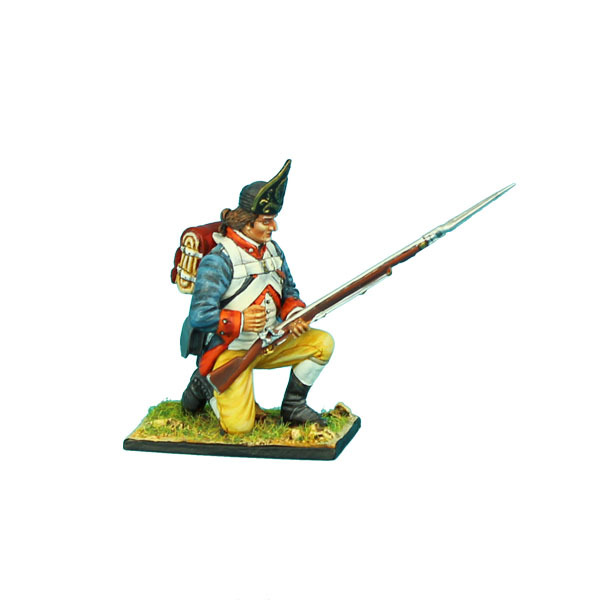 AWI065 Haslets 1st Delaware Kneeling Loading by First Legion