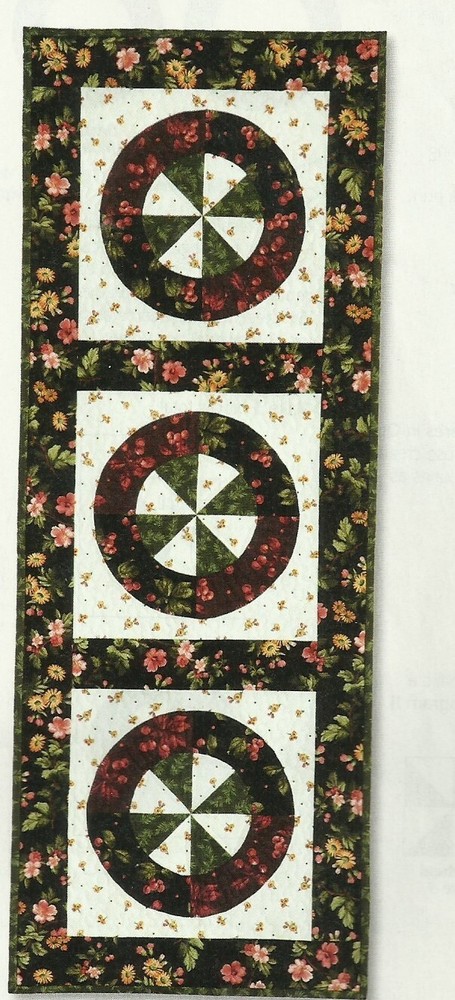B0260  SUMMER'S BOUNTY WALLHANGING/RUNNER QUILT PATTERN/INSTRUCTIONS