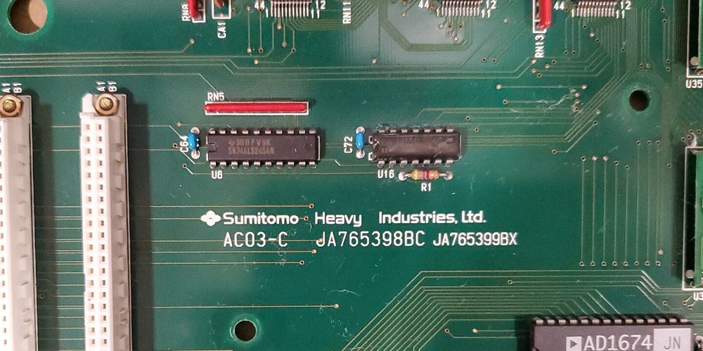 Used Sumitomo AC03-C JA7653398BC Injection Molding Machine Control Board