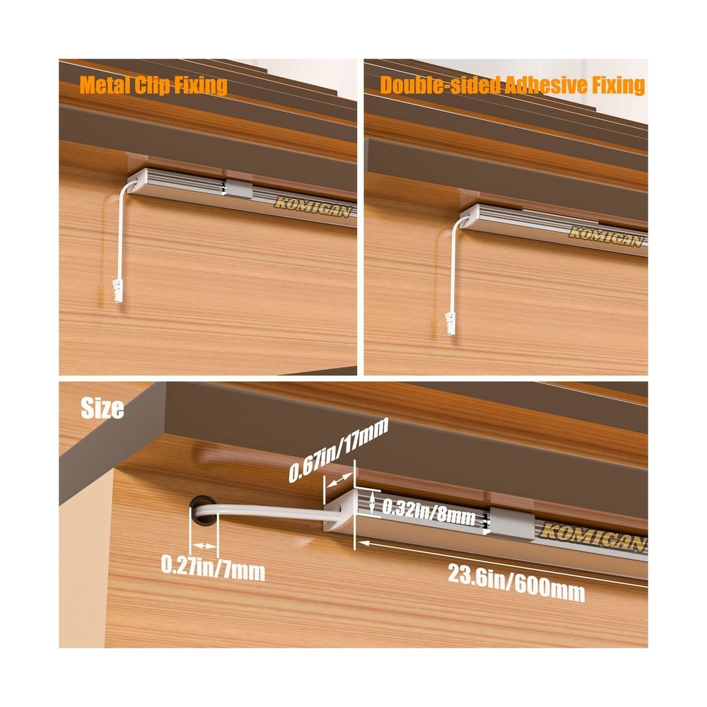 Intelligent Motion Sensor Cascading Style LED Stair Lighting Kit KMG-3233, 23...