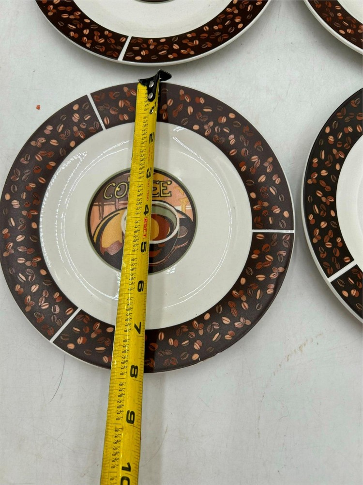 4) ROYAL NORFOLK SALAD PLATES COFFEE