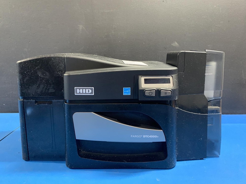 HID DTC4500E FD Card Printer 055100 - Read Description