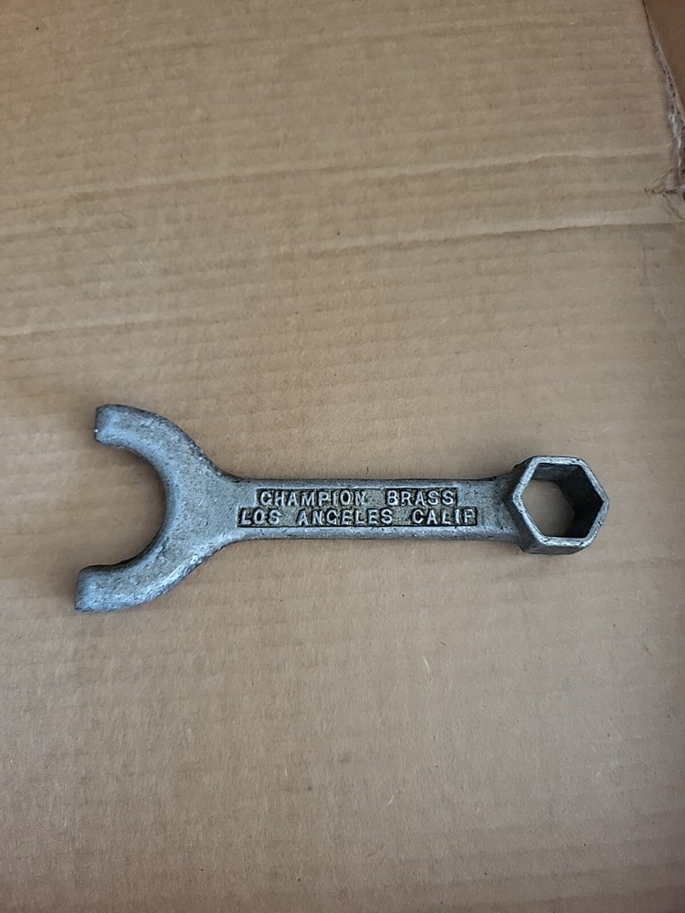 Vintage Champion Brass Sprinkler Wrench