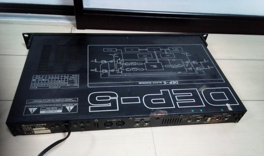 Roland DEP-5 Digital Effects Processor Rack Reverb Delay Chorus Tested