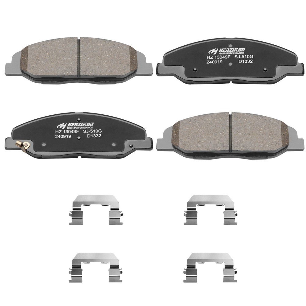 For 2008 - 2014 Cadillac CTS Front & Rear Ceramic Brake Pads