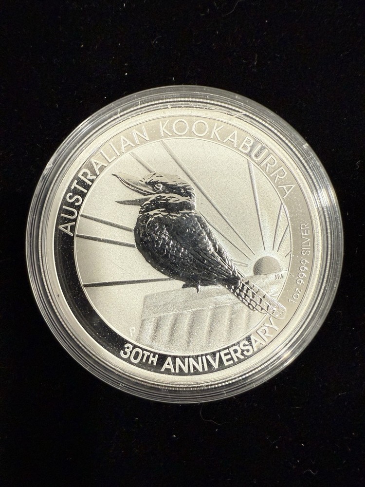 2020 Australian Silver Kookaburra 30th Anniversary Reverse Proof Like