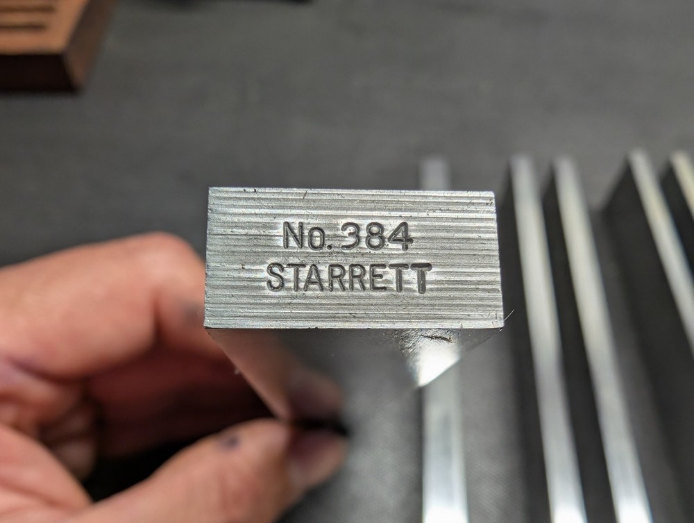 Starret S384k Steel Parallel Set - 4 Pairs