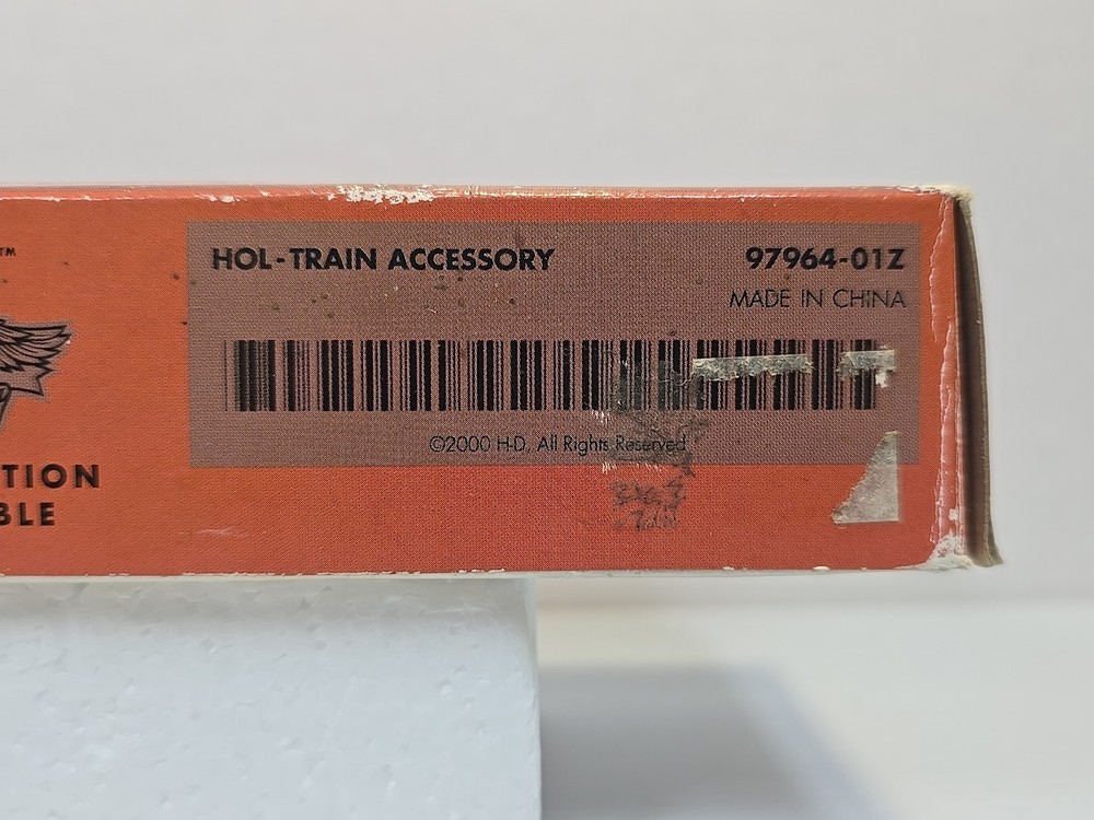 Harley Davidson Limited Edition HO Train Scale Silver Eagle Caboose 2000 NEW