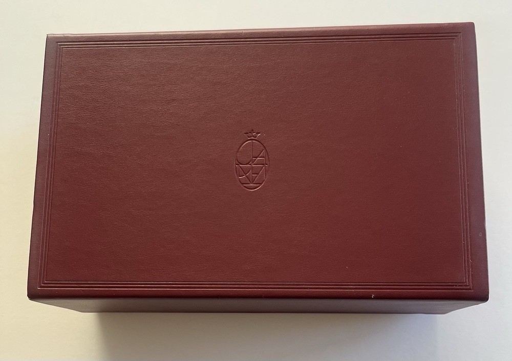 Authentic Jacques Marie Mage Last Frontier Red Leather Box Only