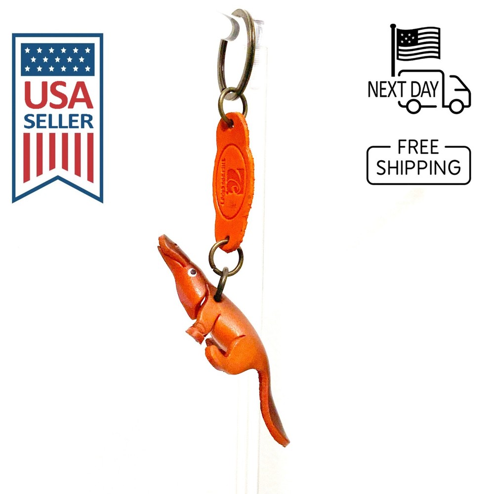 Platypus Handmade Leather Keyring