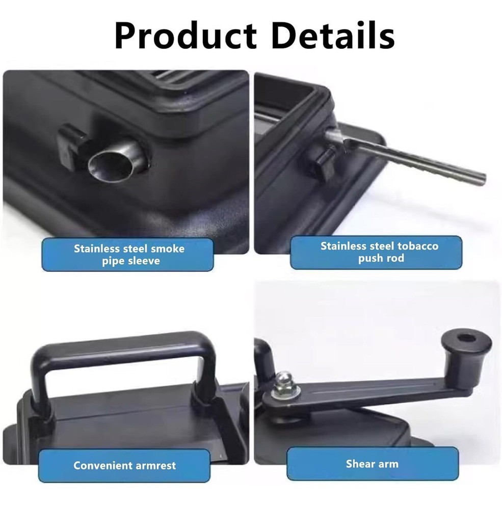 Dual-Track Cigarette Rolling Machine,Cigarette Rolling Machine With Groove Plate