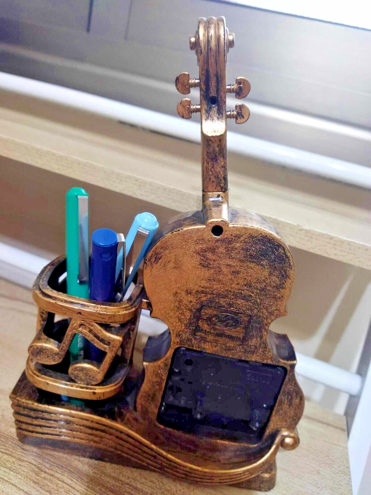 Home & Desktop Accessories Guitar Clock Shape