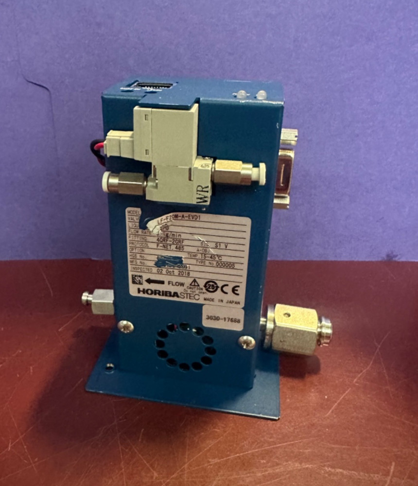 AS IS UNTESTED HoribaStec Liquid Flow Controller LF-F20M-A-EVD1