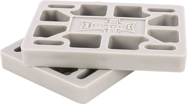 DOGTOWN 1/4" RISERS SET GREY