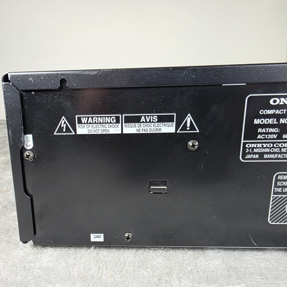 Vintage Onkyo DX-C330 6 CD Disc Changer Tested