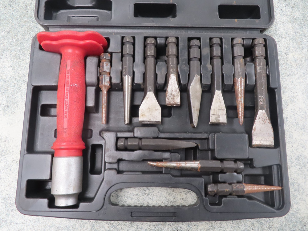 MAC Tools PCS1000K PCS1-1 13pc Interchangeable Punch & Chisel Set W/Case (54292)