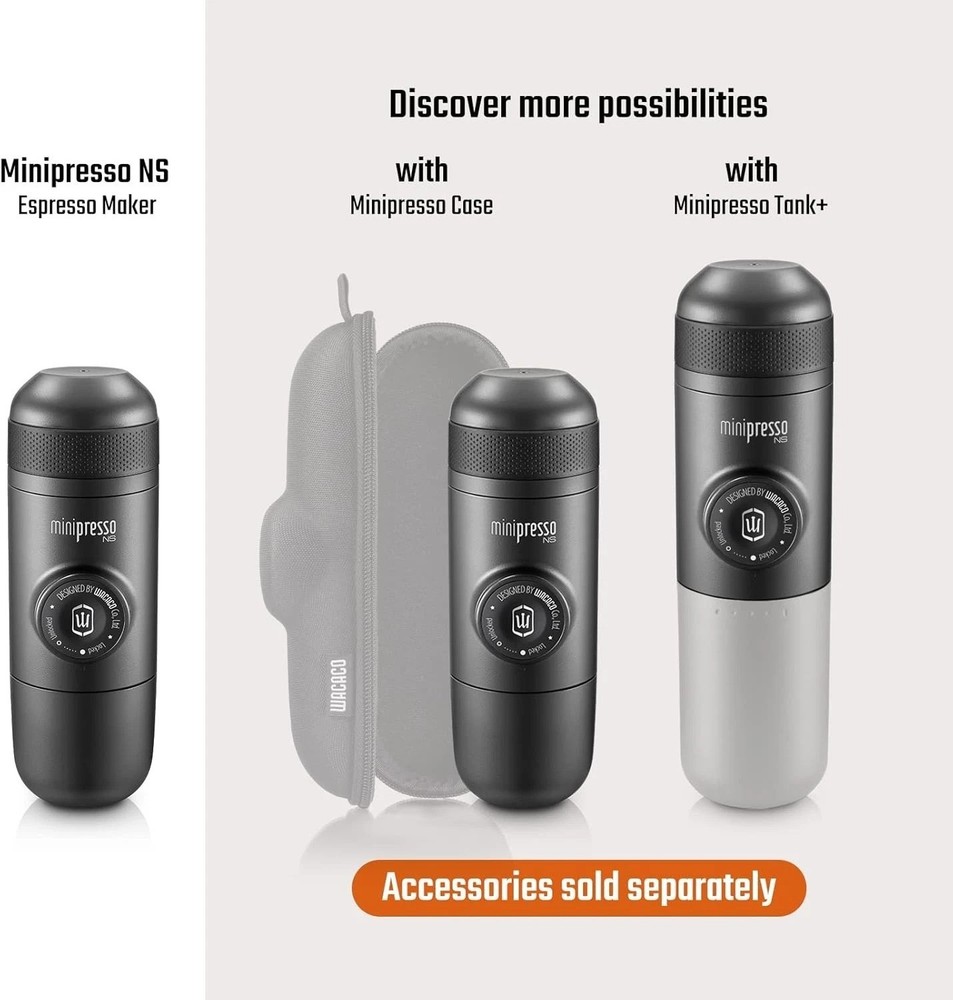 Portable Espresso Machine - No Electricity Required/-