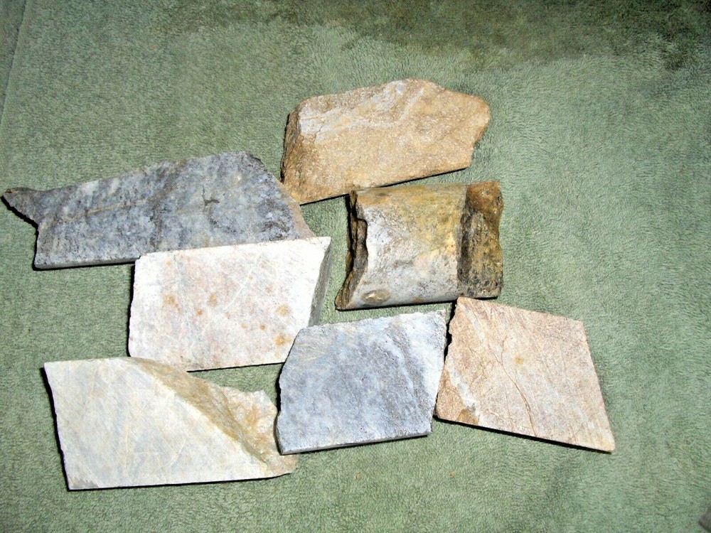 Split Drill Core Samples From Alaska Gold Mine 7 Pieces #11