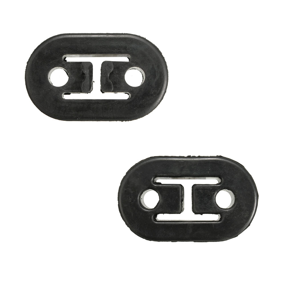 2Pack Heavy Duty Rubber Exhaust Tail Pipe Mount Bracket Hanger Bushing Insulator
