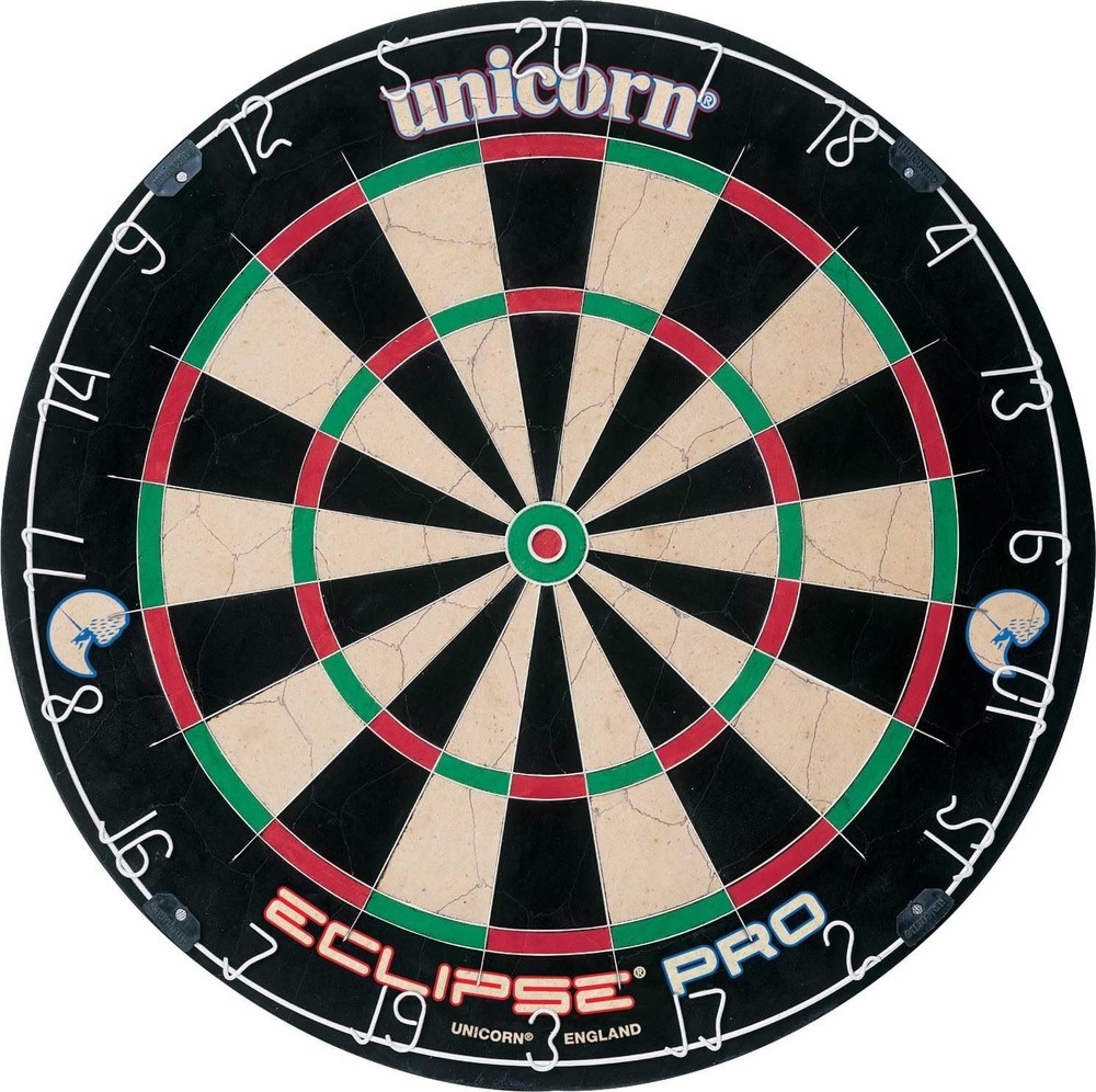 Eclipse Pro Dart Board With Ultra Slim Segmentation For Increased Scoring NEW
