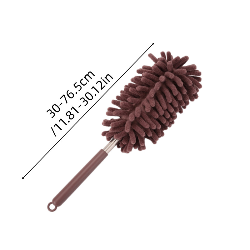 2 PCS Car Interior Duster with Extension Pole, Microfiber Duster with Bendable