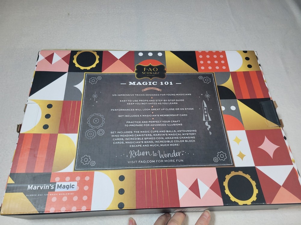 Magic Tricks Marvins Main Stage Magic Box Of Secrets 125 Magic Tricks
