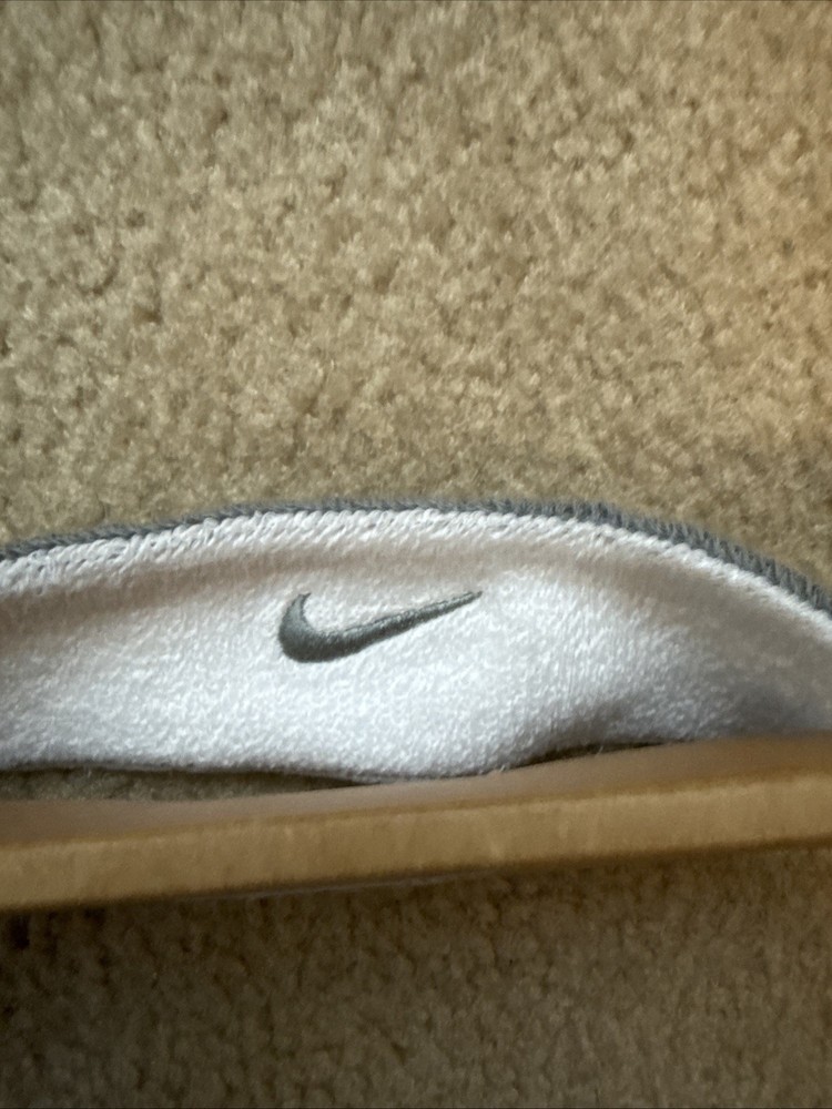 Nike swoosh Reversible Headband Grey/White