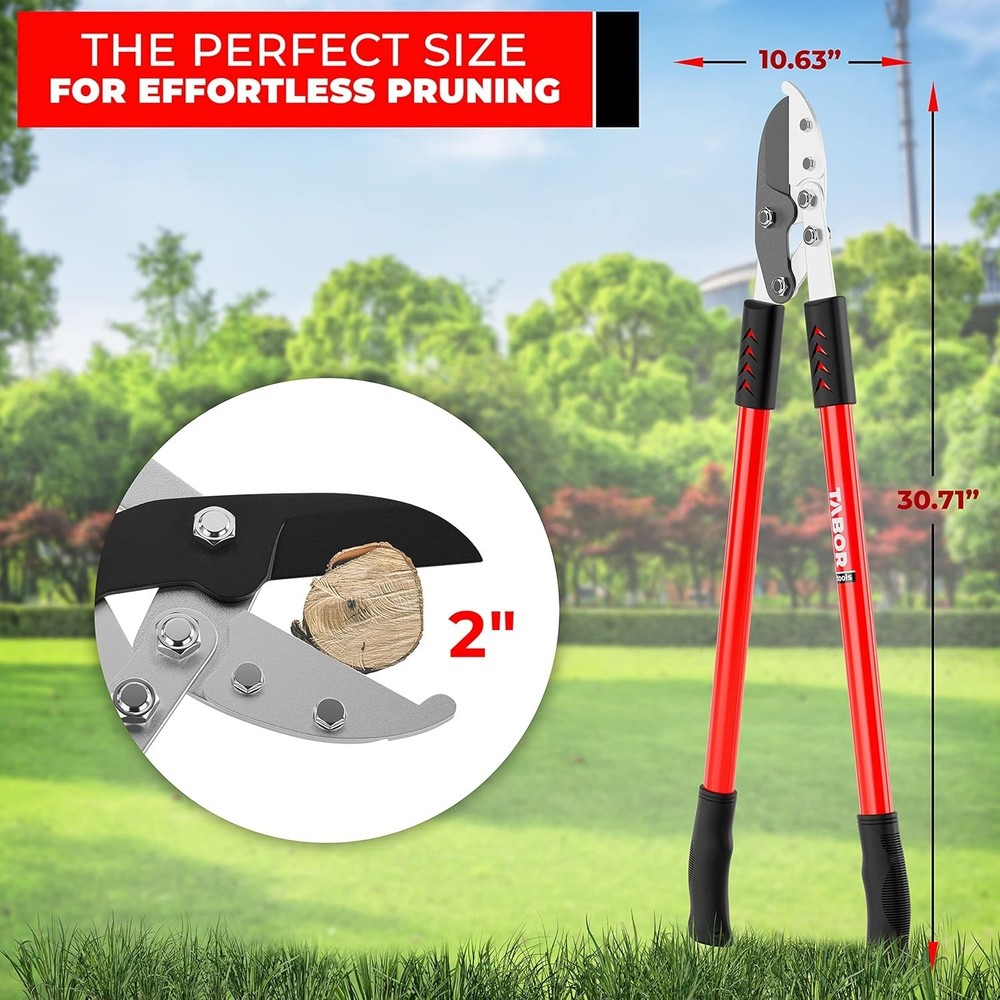 GG12A 30" Anvil Lopper – Compound Action Tree Trimmer, 2" Cut Capacity
