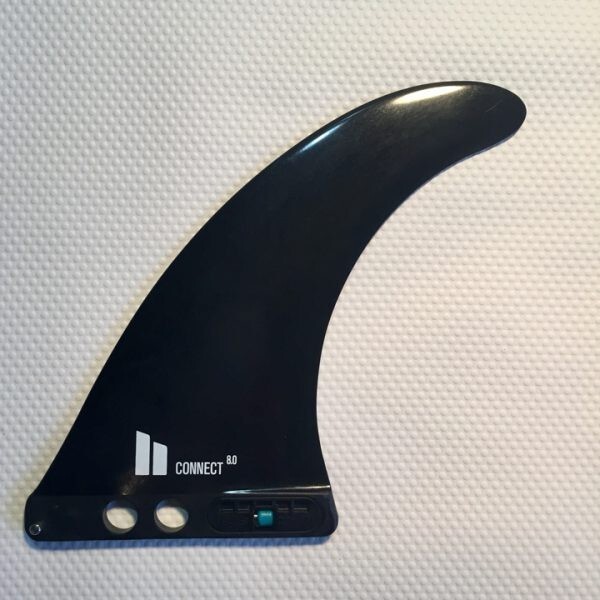 FCS II Connect 8" Longboard Fin - Black - New