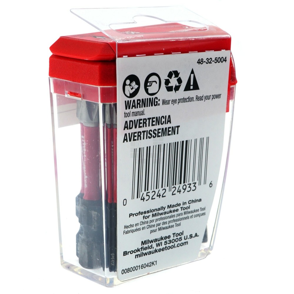 Milwaukee 48-32-5004 PH2 2" SHOCKWAVE Impact Duty Philiips Bits (15 Pack)