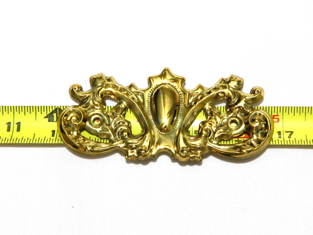 Antique Victorian Dresser Drawer Pulls Brass