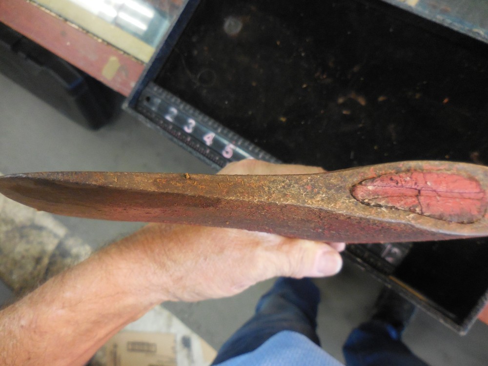 Vintage Axe Forestry Fireman's Unbranded ---BROKEN HANDLE