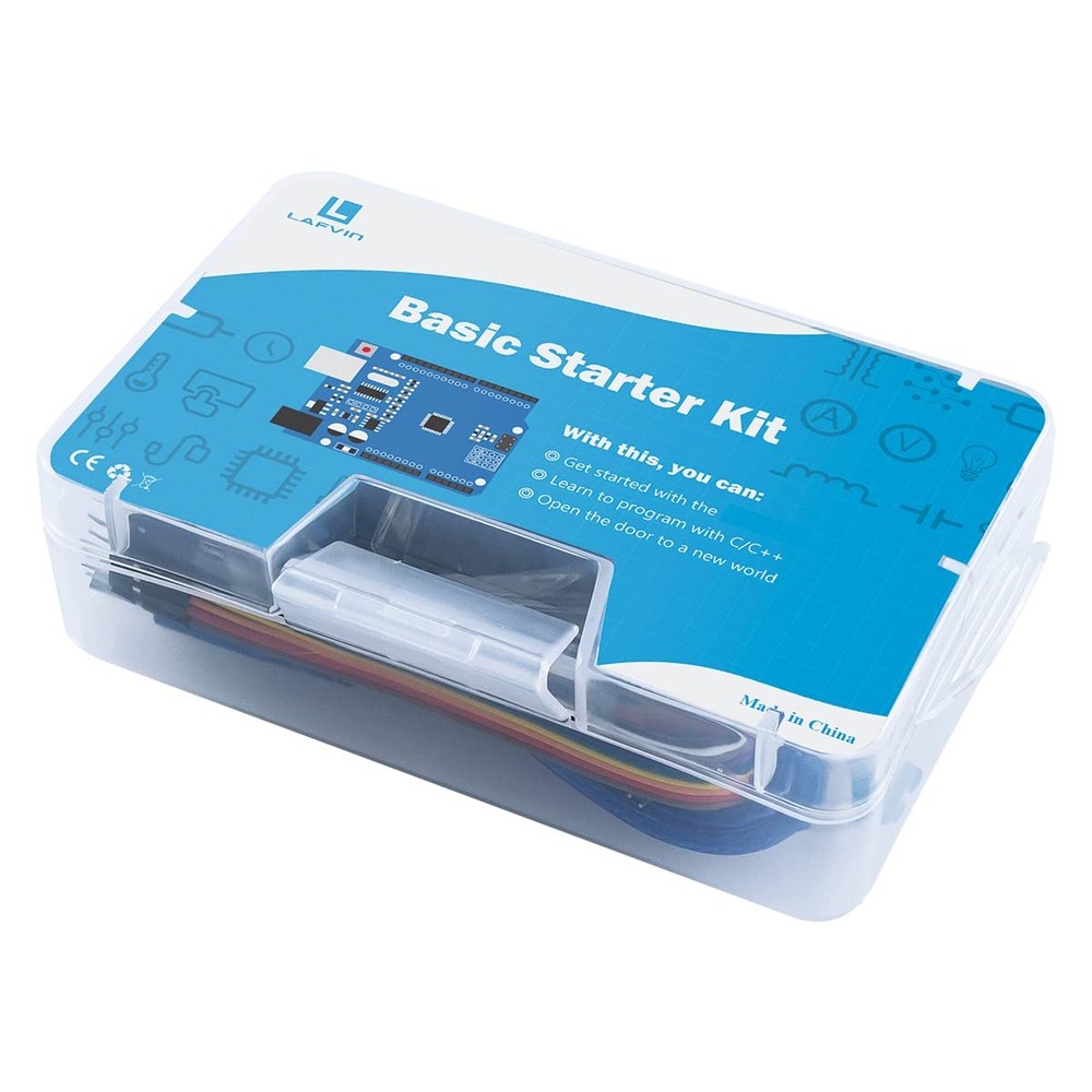Basic Starter Kit with R3 CH340,Breadboard + Retail with Arduino IDE