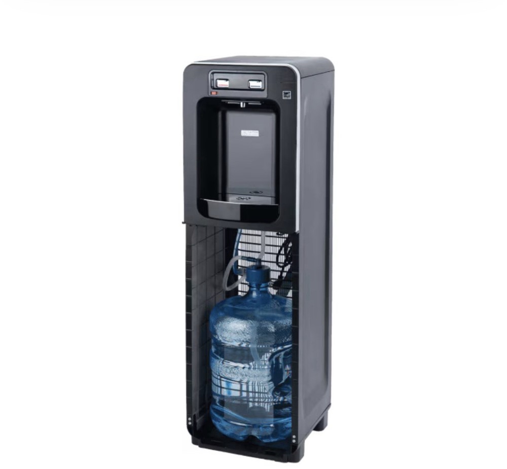 Tempest Bottom Loading Hot & Cold Water Dispenser Black Freestanding Electric