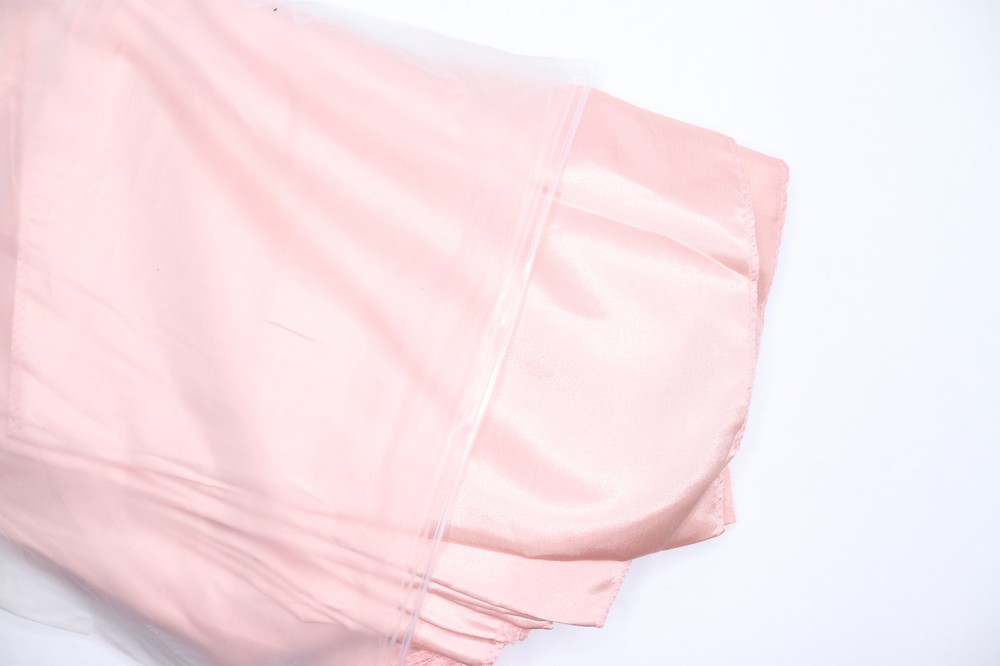 (12-Pk) Smooth Table Runner Rose Gold Satin 12 x 108"