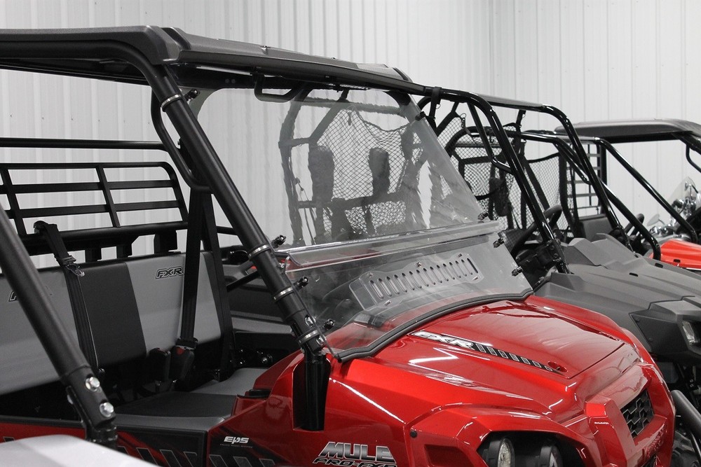 KAWASAKI MULE PRO DX, DXT 2015-2025 MAX-FLO VENTED WINDSHIELD SALE!