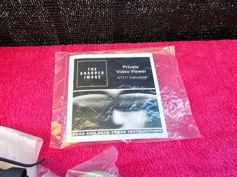 The Sharper Image Private Video Viewer In Original Package
