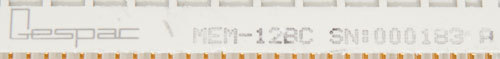Gespac GESMEM-12BC, MEM-12B-9051 Memory Board, ASM