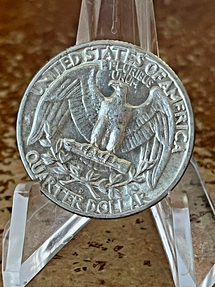 1959 D D/D ERROR Washington Quarter 90% Silver # NR97
