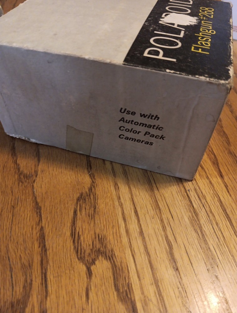 Vintage POLAROID FLASH BULB UNIT Model 268 Land Camera Flash Untested No Bulb