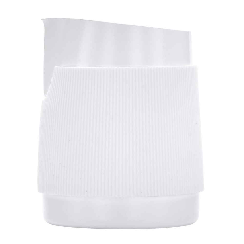 Handleless Milk Pitcher with Sharp Spout, Espresso Steaming Pitcher, 18/8 Sta...