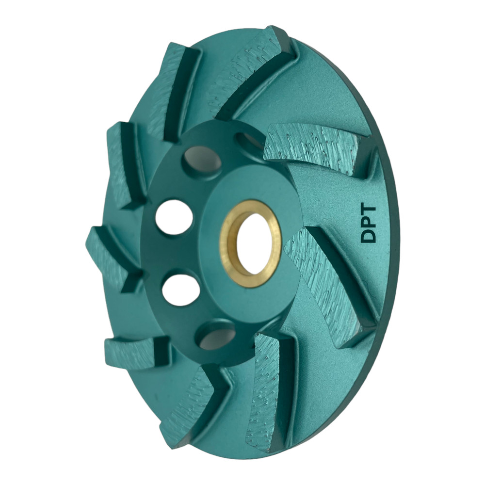 3 Pack 4" Diamond Segment Grinding Cup Wheel Disc For Concrete Stone Grinders