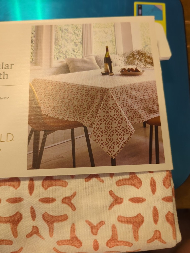Threshold Rectangular Tablecloth 60 X 84 New