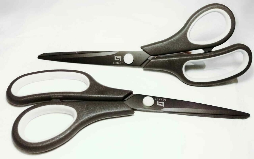 Dynamis Sharp Scissors High-Tech Titanium Multi-uses 2-Pack