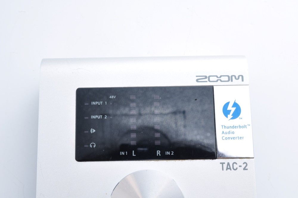 Zoom TAC-2 Thunderbolt Audio Interface ｗ/Cable Working 000366