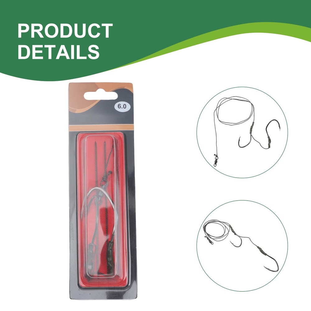 Freshwater Catfish Rig with Optimized Bait Compatibility and Strong Hooks