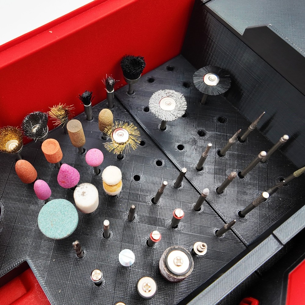 M12 Rotary Tool models 2460 and 2525- Milwaukee Compact Organizer Insert