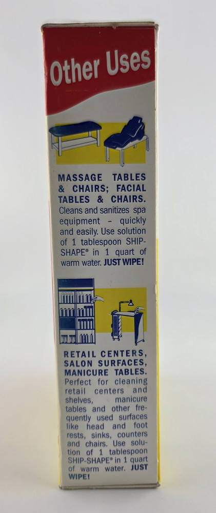 Ship-Shape Comb & Brush Cleaner - 2lb Box - vintage