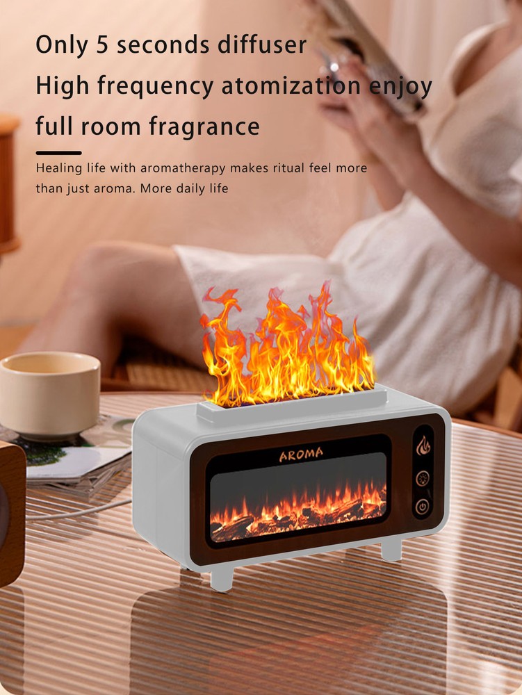 Fragrant humidifier Fireplace flame essential oil diffuser Air humidifier